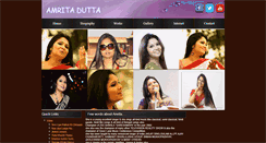 Desktop Screenshot of amritadutta.com