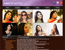 Tablet Screenshot of amritadutta.com